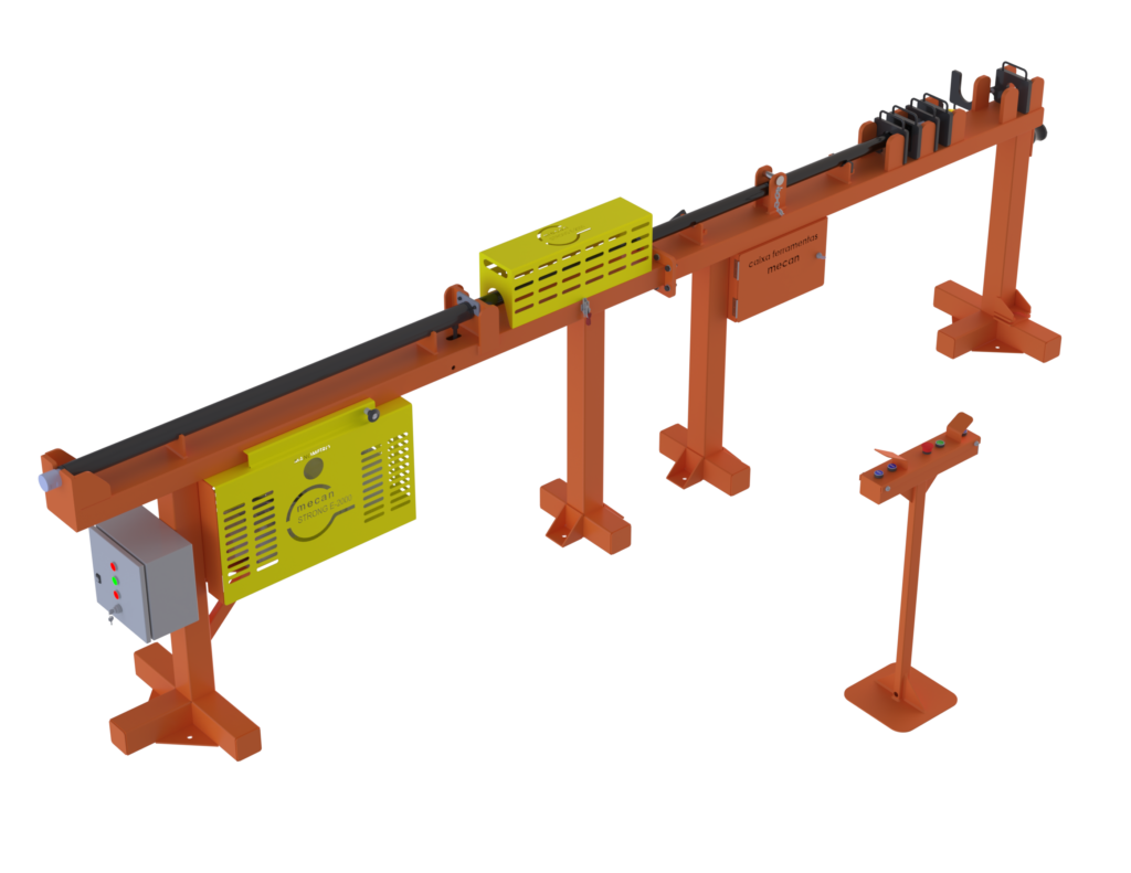 Máquina de desamassar escoras Strong e-2000 da Mecan